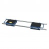 Patin rouleur ajustable 6 tonnes vue de 3/4