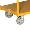 Chariot de Manutention 200 kg 1 Plateau zoom sur les roues