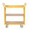 Chariot de Manutention 200kg 3 Plateaux vue de profil