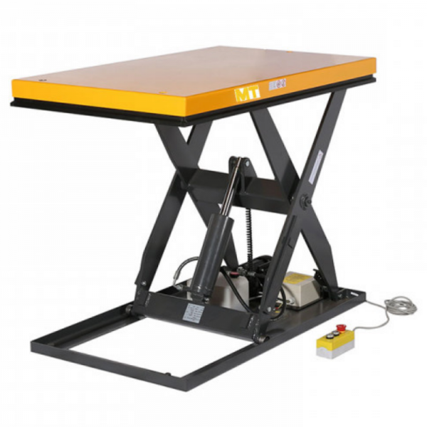 Table élévatrice électrique 1000kg Plateau 1300x1000mm 220 Volts monophasé plateau haut