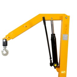 Zoom sur le bras de la Grue d'atelier avec porte à faux 750 kg