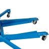 Zoom sur les roulettes situées sur les bras du lève matériaux 3500 mm