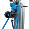 Zoom sur les roues du lève matériaux levée 3500 mm