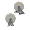 4 Roues en Nylon pour benne auto basculantes