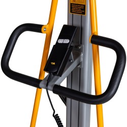 Zoom manche et boitier commandes  du gerbeur poste de travail 1700mm 100kg