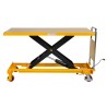Table élévatrice manuelle 500kg plateau 1600x810mm - plateau haut - vue de profil