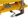 Zoom pédale de la table élévatrice manuelle 500kg plateau 1600x810mm