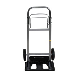 Diable pliant en aluminium 90kg - Vue de face - replié
