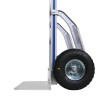 Zoom roues  du diable aluminium 200kg avec renforts roues pneumatiques