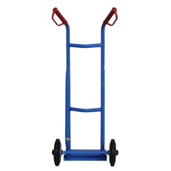 Vue arrière du diable en acier multi usages 300kg