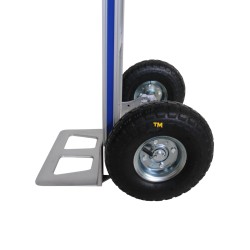 Zoom roues du diable alu 200kg roues pneumatiques