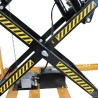 Table élévatrice électrique triple ciseaux 2000 kg - zoom sur les ciseaux