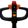 Transpalette haute levée tout électrique monocylindre - zoom de face timon