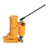 Cric hydraulique 25 tonnes position basse vue de profil avec bras levé
