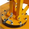 Grue d'atelier rotative avec porte à faux 550 kg - zoom système de rotation