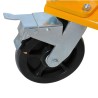 Grue d'atelier rotative avec porte à faux 550 kg - zoom roue avec frein