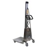Gerbeur poste de travail INOX 150kg vue de 3/4 avant plateau bas