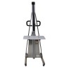 Gerbeur poste de travail INOX 150kg vue arrière plateau mi haut