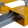 Manipulateur de fût 400kg pour chariot élévateur - zoom sur fourche et fourreau