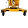 Grue rotative porte à faux semi-électrique 550kg  - zoom sur les fourreaux vue de face