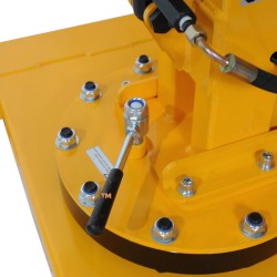 Grue rotative porte à faux semi-électrique 550kg  - zoom sur le système de rotation