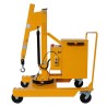 Grue rotative porte à faux semi-électrique 550kg  - bras abaissé- vue de profil