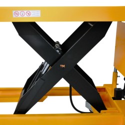 Table élévatrice manuelle 1500kg Plateau 1220x610mm - zoom ciseaux