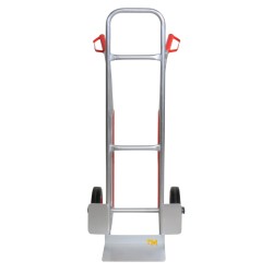Vue de face du diable multi usages en aluminium 200kg