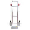 Vue de face du diable multi usages en aluminium 200kg