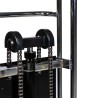 Zoom sur les chaines du Mini gerbeur table semi-électrique 1700mm