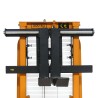 Gerbeur manivelle 500 kg levée 1500 mm fourches ajustables réglées au plus proche