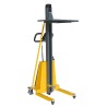Vue de 3/4 arrière du Gerbeur poste de travail 1500mm 250kg - plateau haut