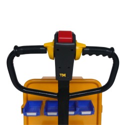 Table élévatrice électrique double ciseaux 500kg - zoom vue arrière du boitier de commandes
