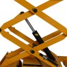 Table élévatrice électrique double ciseaux 500kg - zoom ciseau et pompe hydraulique