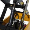 Zoom sur la pompe de la table élévatrice semi-électrique mobile 500kg simple ciseaux