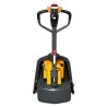 Vue de face du Transpalette électrique 1500 kg fourches 1150 mm batterie lithium 30 Ah