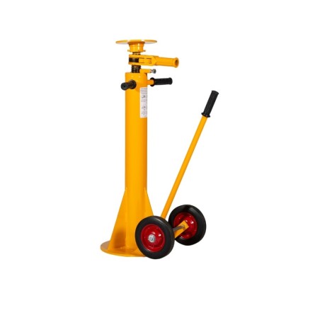 Béquille de sécurité pour remorque capacité 18 T vue de 3/4