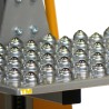 Zoom 3/4 plateau avec billes pour gerbeur poste de travail
