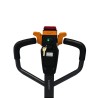 Zoom sur timon de Transpalette électrique 1500 kg fourches 1150 mm batterie lithium 30 Ah
