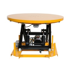 Vue générale de la table élévatrice électrique à plateau tournant 220V 2000 kg