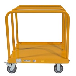 Vue de profil du Chariot de Manutention Porte Panneaux 1000 kg