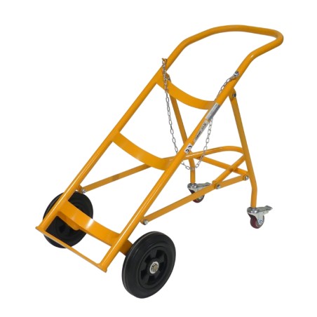 vue générale du Diable porte fût roues pleines 280 kg