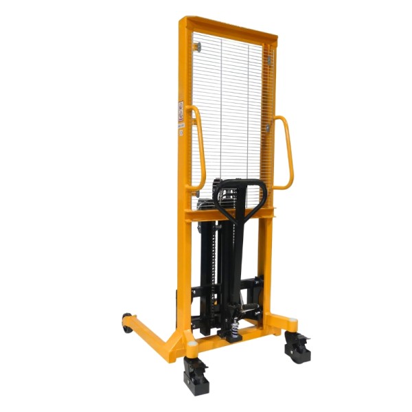 Vue générale du Gerbeur lève fût 400 kg levée 1450 mm