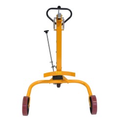 Vue de dos du Lève fût hydraulique 250 kg