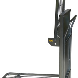 Vue de près du Chariot à niveau constant 2 plateaux - 300 kg