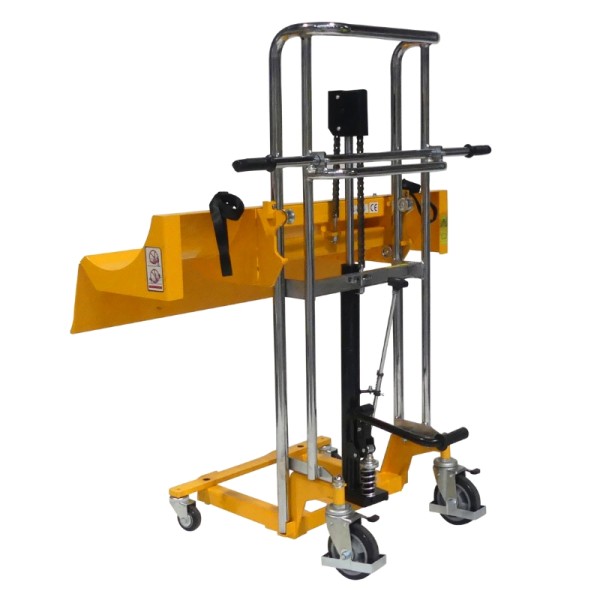 Vue générale du Mini gerbeur porte-bobine 400 kg