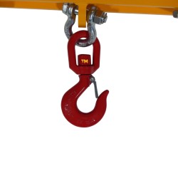 Vue isolée sur le Crochet pour chariot elevateur 2500 kg