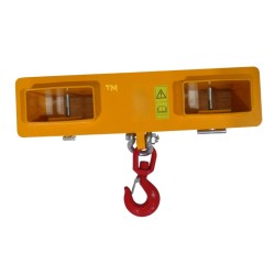 Vue de face sur le Crochet pour chariot elevateur 5000 kg