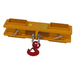 Vue à plat sur le Crochet pour chariot elevateur 5000 kg