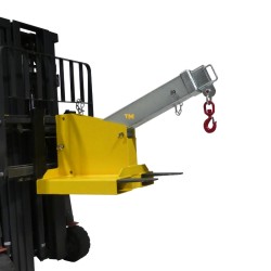 Vue en position courte de la Potence pour chariot élévateur- télescopique articulée 2.5 tonnes